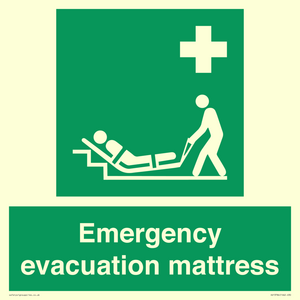 Emergency evacuation mattress